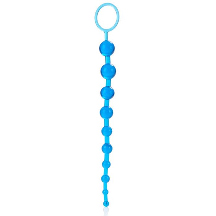 X-10 Anal Beads Blue