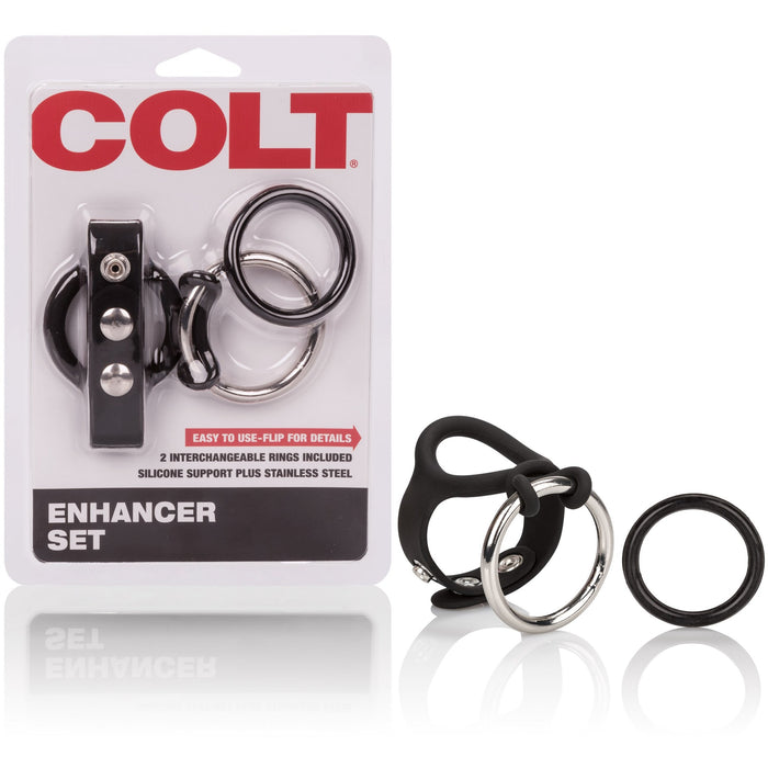 Colt Enhancer Cock Ring Set Black