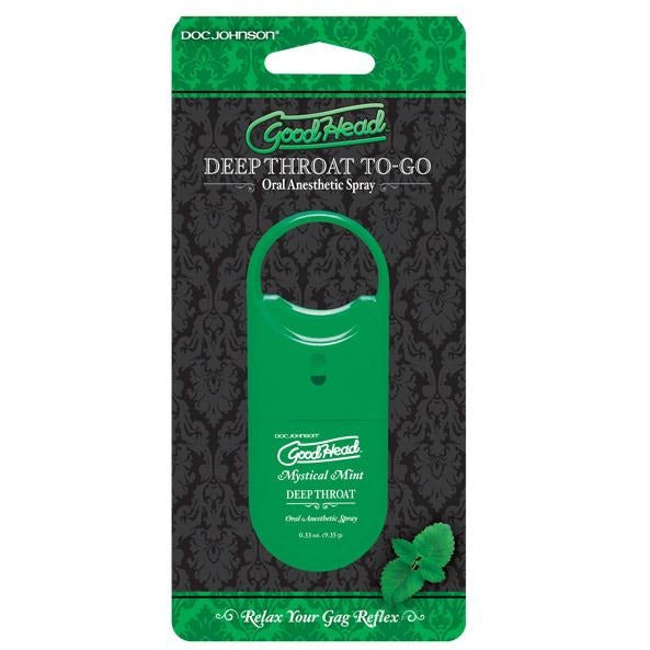 Goodhead to Go Deep Throat Spray .33oz - Mystical Mint