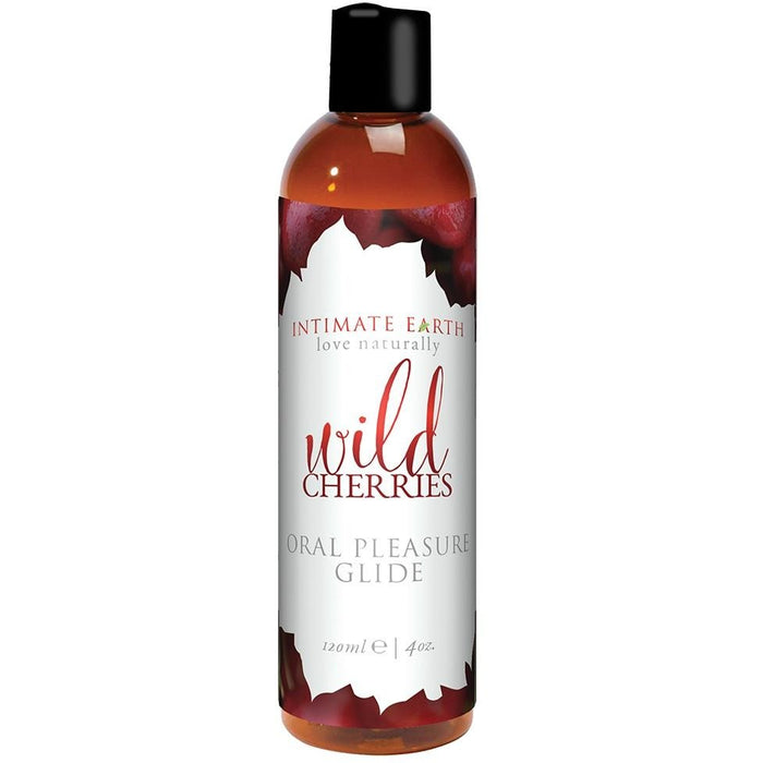 Intimate Earth Wild Cherries Oral Pleasure Glide 4oz