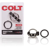 Colt Erection Cock Ring Set - Black