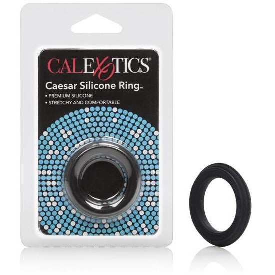 Adonis Silicone Cock Ring Caesar - Black