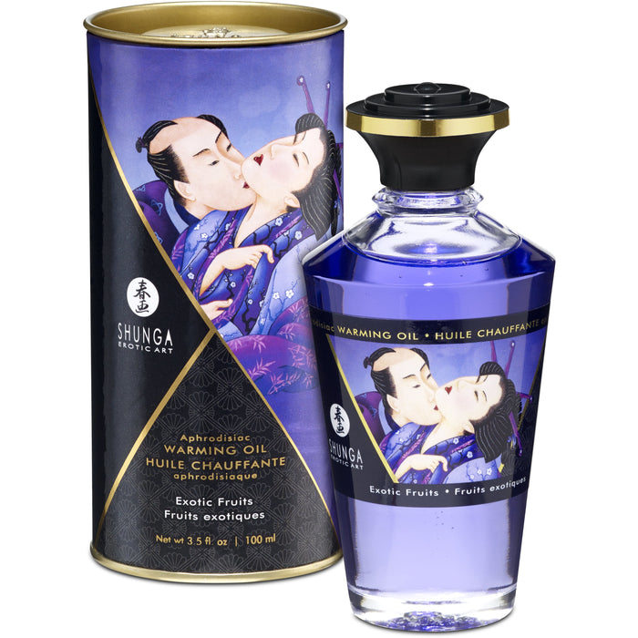 Shunga Aphrodisiac Warming Oil 3.5oz - Exotic Fruits