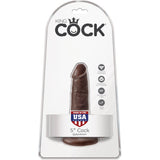 King Cock 5" Penis Brown - Realistic Dildo Dong