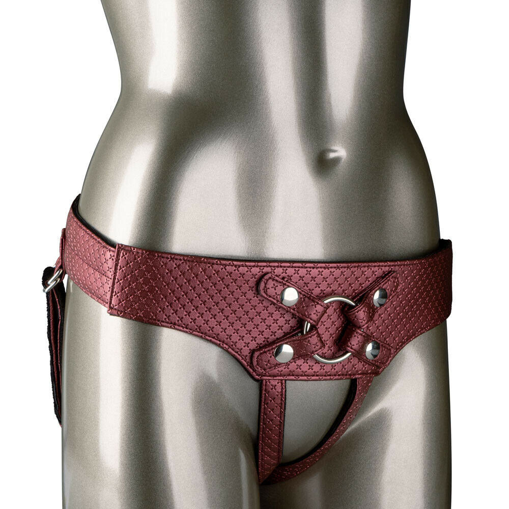 Her Royal Harness The Regal Empress Red - Strap-On Harness
