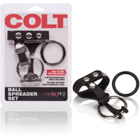 Colt Ball Spreader Cock Ring Set - Black