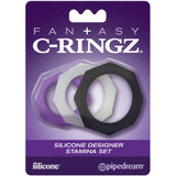 Fantasy C-Ringz Silicone Designer Stamina Cock Ring Set - Purple