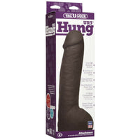 Vac-U-Lock UR3 Hung 12" Cock Black - Realistic Dildo Dong