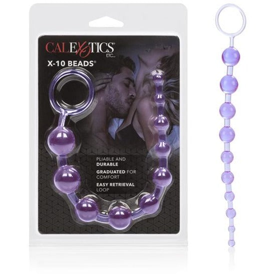 X-10 Anal Beads Purple