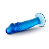 B Yours Sweet n' Small 6" Dildo Dong With Suction Cup - Blue