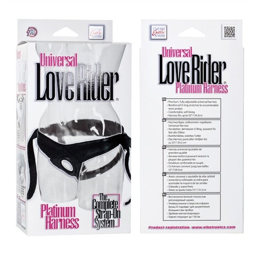 Universal Love Rider Platinum Harness Strap-on