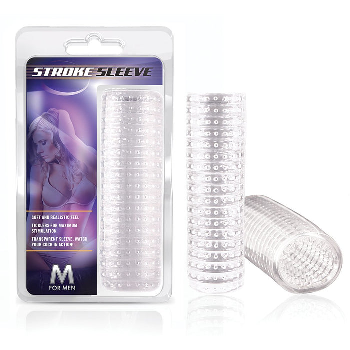 M For Men Stroke Sleeve - Clear