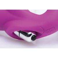 Evoke Vibrating Strapless Silicone Strap-on Dildo - Pink