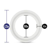 Performance VS2 Silicone Cock Rings 3 Pack - Small White