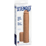 Xtend It Kit Realistic Penis Extender - Brown - Add 3" Penis Extension Sleeve