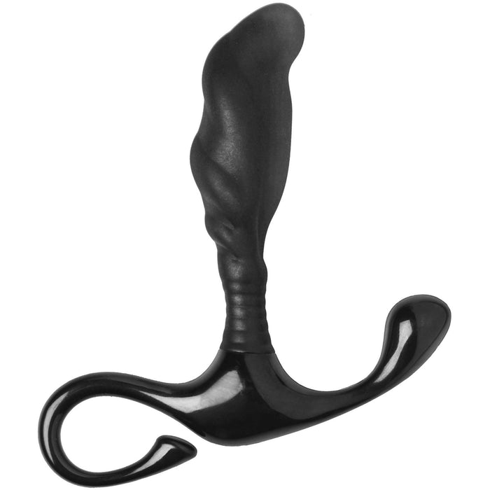 Silicone Wavy Prostate Exerciser - Black