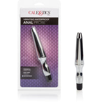 Vibrating Waterproof Anal Probe - Silver