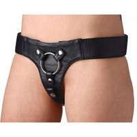 Domina Adjustable Wide Band Strap-on Harness Black