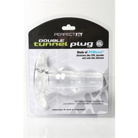 Perfect Fit Double Tunnel Plug XL - Clear