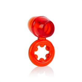 Dual Support Magnum Cock Ring - Red