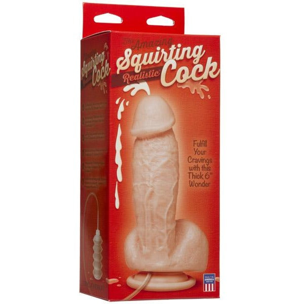 The Amazing Squirting Realistic Cock - Beige