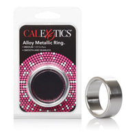 Alloy Metallic Cock Ring Medium - Silver