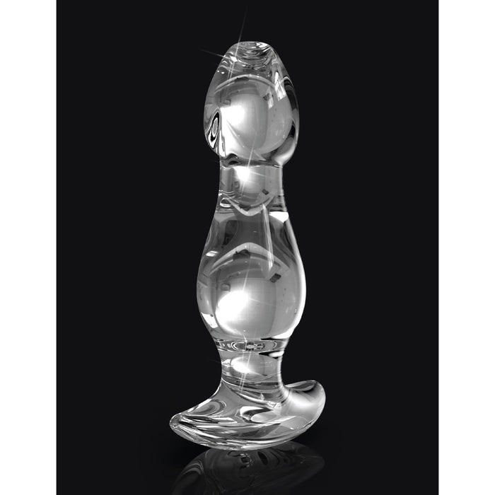 Icicles No. 72 Clear Glass Anal Butt Plug