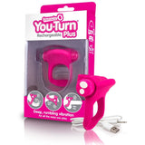 Charged You Turn Plus Finger Vibe / C-Ring - Pink