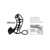 Fantasy X-Tensions Deluxe Silicone Power Cage Black