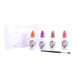 Edible Body Paints Set of 4 w/ Brush - Couples Foreplay Fun
