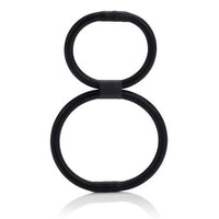 Quick Release Double Helix Cock Ring - Black