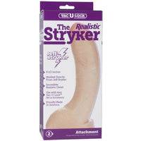 Vac-U-Lock Realistic Jeff Stryker Dildo - Beige