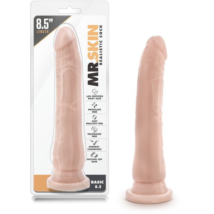 Mr. Skin Realistic Cock Basic 8.5" Dong - Beige