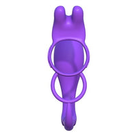 Fantasy C-Ringz Ass-Gasm Vibrating Rabbit - Penis Cock Ring w/ Anal Butt Plug