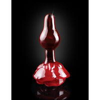 Icicles No. 76 Glass Butt Plug Red