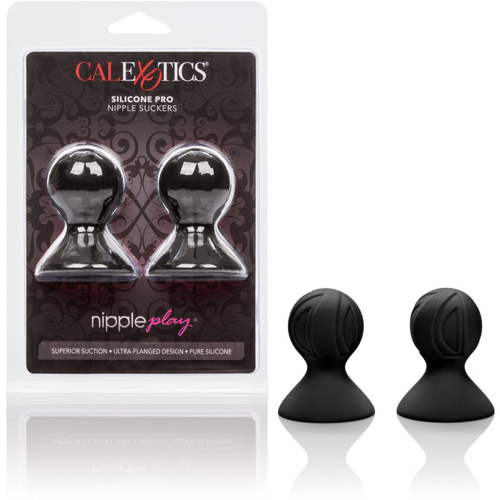 Nipple Play Silicone Pro Nipple Suckers - Black