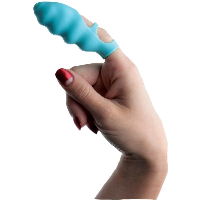 Frisky Finger Bang-Her Vibe Blue - Clitoral G-spot Vibrator Massager