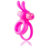 OHare Wearable Rabbit Silicone Vibrating Cock Ring Pink