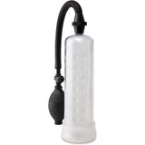 Pump Worx Silicone Power Pump Clear - Male Enlarger w/ Interior Sleeve