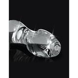 Icicles No. 72 Clear Glass Anal Butt Plug