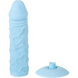 Adam and Eve Silicone Strap-on System Blue
