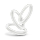 Performance VS2 Silicone Cock Rings 3 Pack - Small White