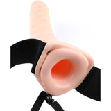 Fetish Fantasy 8" Hollow Strap-on Beige - Realistic Dildo Dong