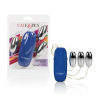 Interactive Trio Bullets Blue - Triple Egg Vibrator