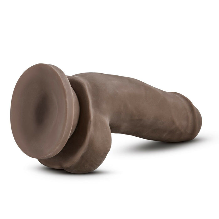 Au Naturel 7" Sensa Feel Fat Boy Brown - Realistic Dildo Dong