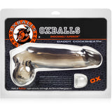 Oxballs Daddy Cock Sheath w/ Balls Grey - Male Penis Extension