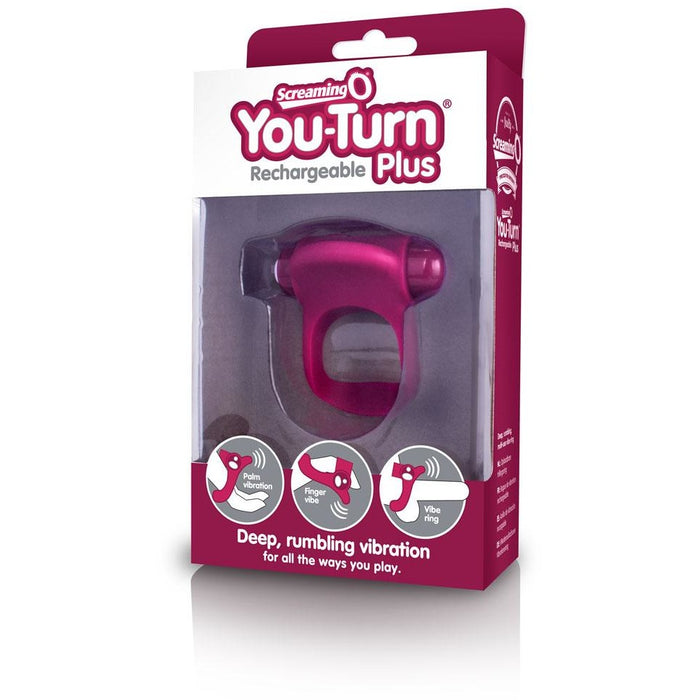 Charged You Turn Plus Finger Vibe / C-Ring - Red