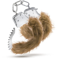 Temptasia Plush Fur Cuffs - Brown