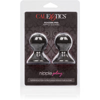 Nipple Play Silicone Pro Nipple Suckers - Black