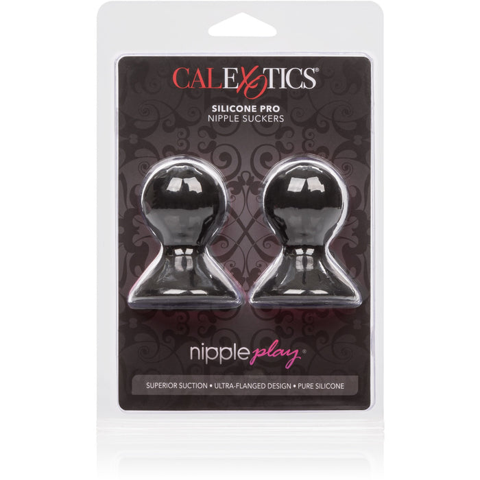 Nipple Play Silicone Pro Nipple Suckers - Black